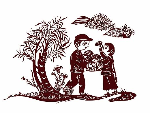 剪纸·乡菇情