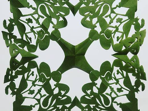 剪纸创作-四棵圣诞树🎄