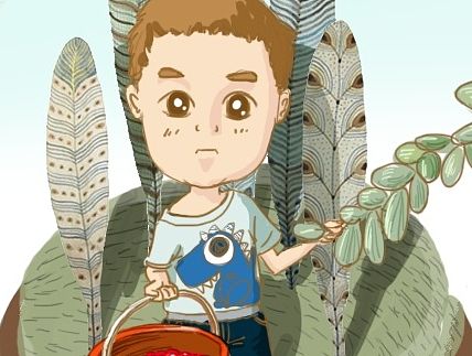 果果和爸爸（个人主页-ZMTI4OTkyNTY=） - 儿童插画 - 站酷设计师毛毛是个虫原创素材 - 站酷ZCOOL