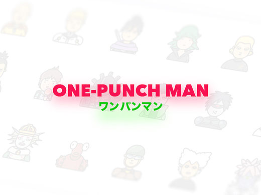 One-Punch Man Icon Design