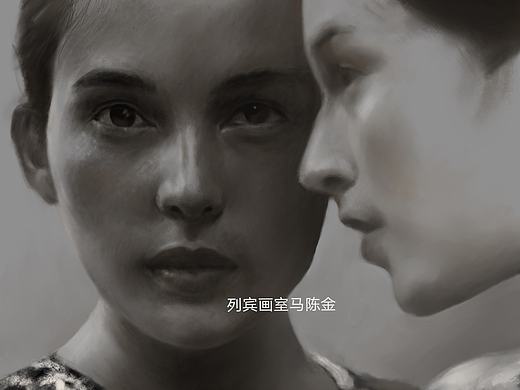 procreate厚涂写实肖像