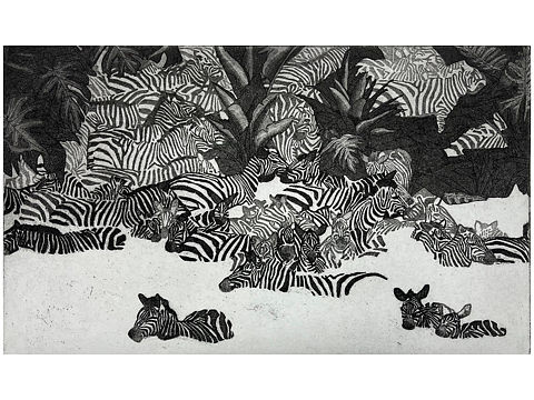 ｜合群｜｜铜版画