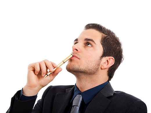 拿笔的男人（思考）