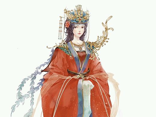 古风曲《上邪》曲绘插画