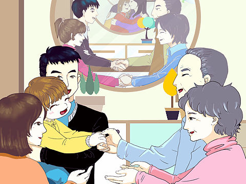 中秋节（个人主页-ZMjQwODA1MjQ=） - 商业插画 - 站酷设计师amin周原创素材 - 站酷ZCOOL