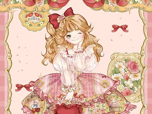 Lolita原创设计｜少女插画
