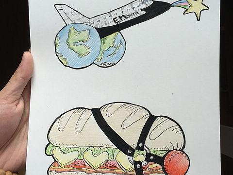 太空题材小品（个人主页-ZMTY0MTc1NjA=） - 新锐潮流插画 - 站酷设计师Evemen原创素材 - 站酷ZCOOL