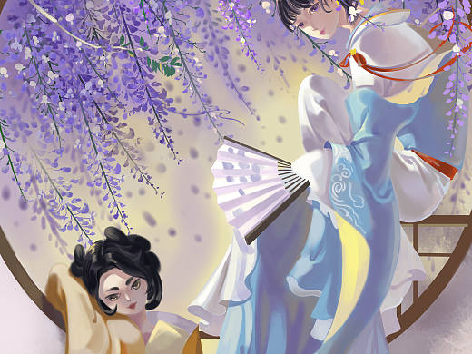 紫藤（個人主頁-ZNTQwMjQ4NjA=） - 創(chuàng)作習(xí)作 - 站酷設(shè)計師Aye抱廈原創(chuàng)素材 - 站酷ZCOOL