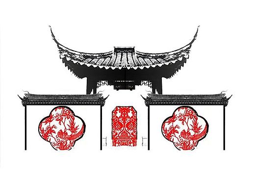 中国风婚纱秀舞台设计【韵】