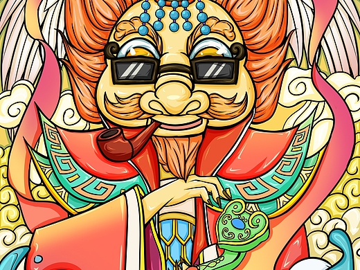 十二生肖国潮插画——龙93