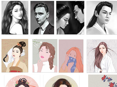 2019年插画作品总集（个人主页-ZNDE4MjcxNDQ=） - 创作习作 - 站酷设计师雅芬yf原创素材 - 站酷ZCOOL