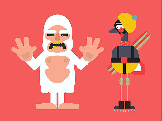 扁平化风格练习