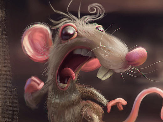 临摹一只小老鼠
