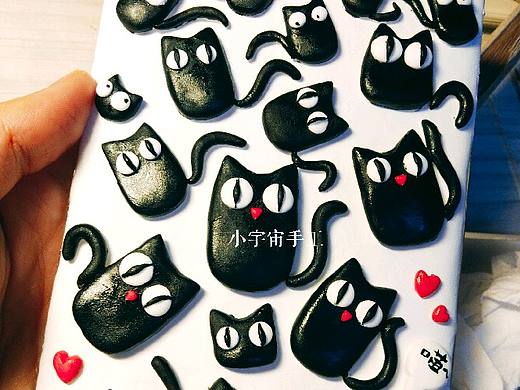 原创黏土画～喵