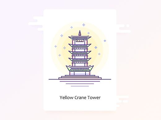 建筑-描边插画化
