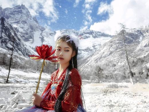 半山红叶半山雪，最是多情动人时...