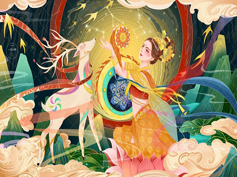 2022個人插畫作品（個人主頁-ZNTk4NjU5OTY=） - 商業(yè)插畫 - 站酷設(shè)計師Eva小婷原創(chuàng)素材 - 站酷ZCOOL