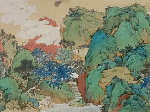 孟振华青绿山水