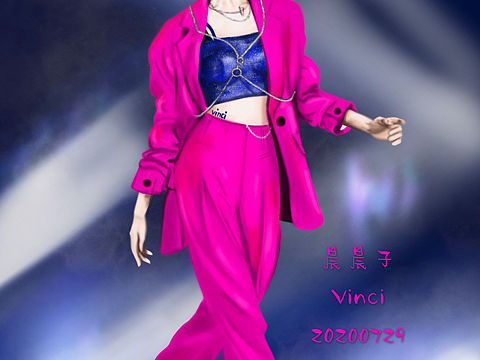 乘风破浪的姐姐（个人主页-ZNDQ2Nzg1Mjg=） - 创作习作 - 站酷设计师Vinci153原创素材 - 站酷ZCOOL