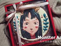 鹿角姑娘—手繪糖霜餅干