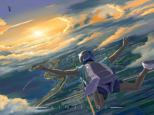 坠入余辉，在日暮中深潜（个人主页-ZNTQ2Mjg1Njg=） - 创作习作 - 站酷设计师瞵九柒原创素材 - 站酷ZCOOL