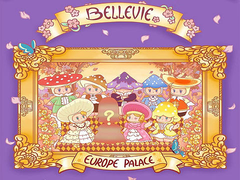 贝拉蕾 欧洲宫廷系列 插画