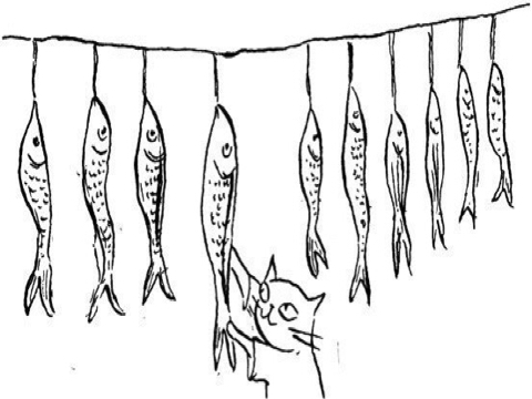 灵动猫咪简笔画