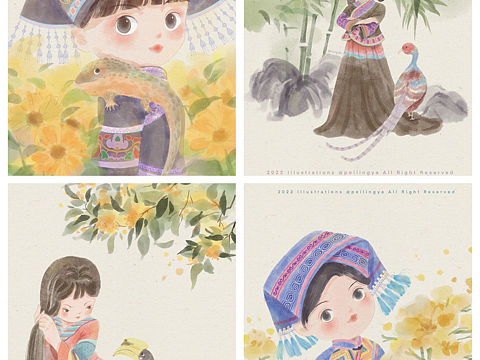 合集来啦！壮族少女合集