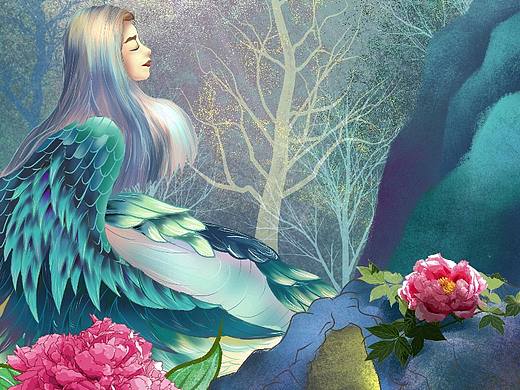 治愈系插画（个人主页-ZNTM0NzYwNTI=） - 艺术插画 - 站酷设计师羽白102原创素材 - 站酷ZCOOL