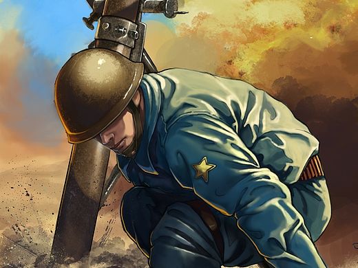 迫击炮炮炮（个人主页-ZMTUwMTIwMjg=） - 商业插画 - 站酷设计师张迪queen原创素材 - 站酷ZCOOL