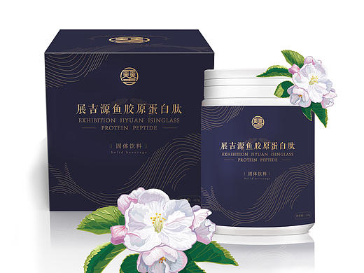 展吉鱼胶原蛋白肽品牌包装