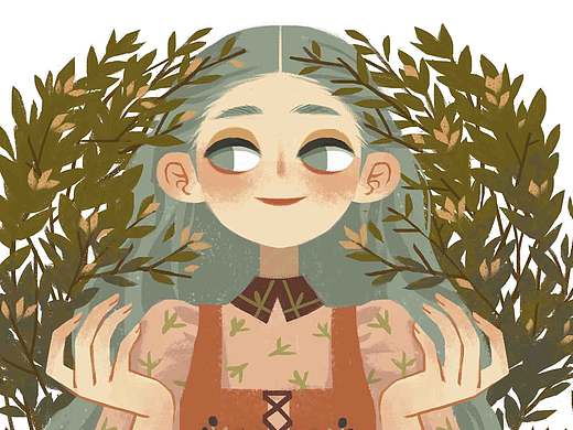 森女系插画系列6