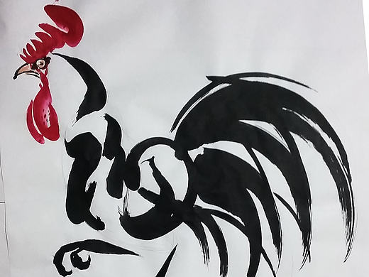 "福"鸡驾到（个人主页-ZMTkzNDIzMDA=） - 书法 - 站酷设计师TeeYJ原创素材 - 站酷ZCOOL