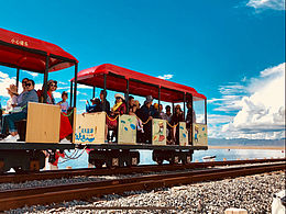 茶卡湖畔的七七八八