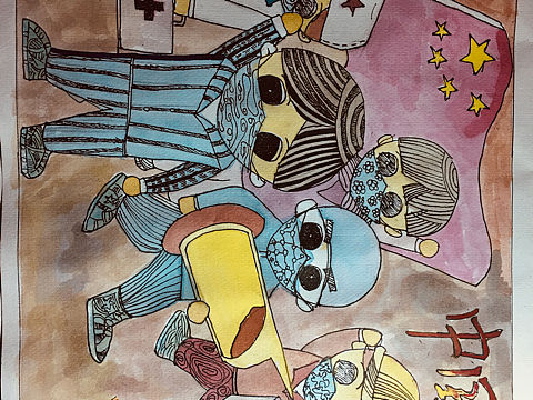 武汉加油💪（个人主页-ZMzk5NjgxODg=） - 儿童插画 - 站酷设计师Z99940546原创素材 - 站酷ZCOOL