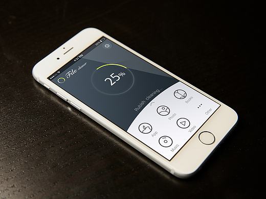 文件清理app（个人主页-ZMTczNDg1NjQ=） - APP界面 - 站酷设计师LN0206原创素材 - 站酷ZCOOL