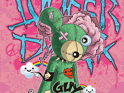 2010夏季 潮流服饰 Lucifer Dark 的T恤图案 丧尸熊插画