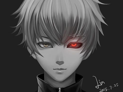 东京食尸鬼同人（个人主页-ZMTU1NzA0NDQ=） - 艺术插画 - 站酷设计师褪尽芳华原创素材 - 站酷ZCOOL