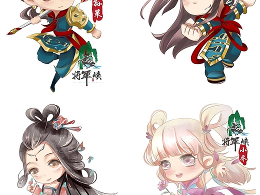 景区q版ip小人物和小地图