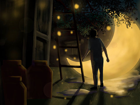 家门前有个月亮🌙