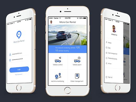 微租车管理端APP