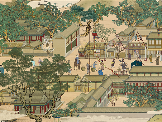 根据圆明园40景图应邀从新创作