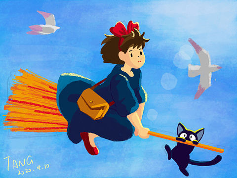 临摹魔女宅急便