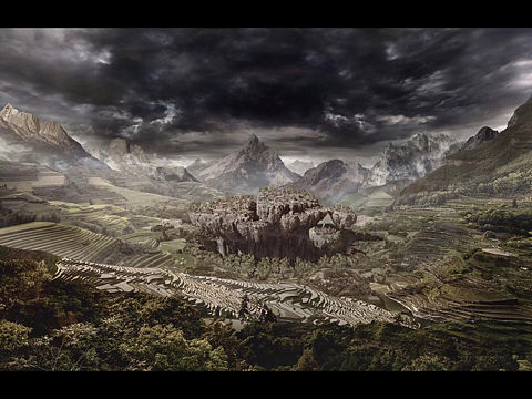 鐘馗捉妖記matte painting（個人主頁-ZMzA0MjY2MTY=） - 設(shè)定/分鏡 - 站酷設(shè)計師七雅糕糕原創(chuàng)素材 - 站酷ZCOOL