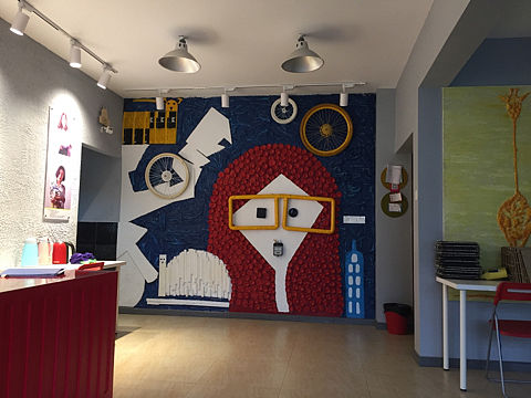 综合材料装饰画