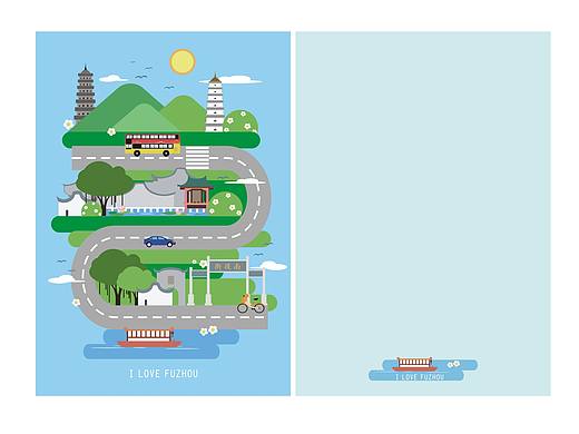 扁平的福州~已商用，禁止其他商业使用！