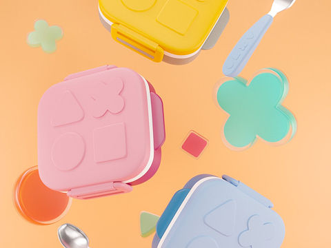 【产品渲染】octoto饭盒