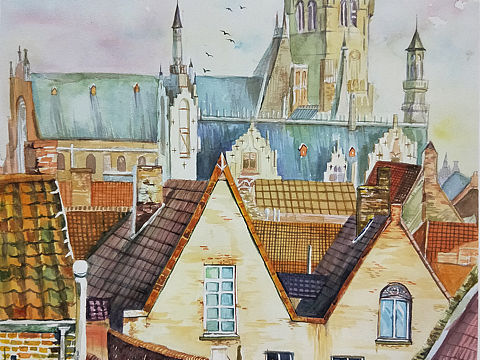 布鲁日（个人主页-ZMzYzOTk1MDQ=） - 创作习作 - 站酷设计师诗意Shmily原创素材 - 站酷ZCOOL