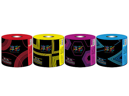 淳彩 彩色纸巾包装设计