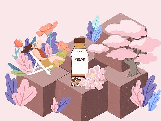 娃哈哈黑糖奶茶（个人主页-ZMzU5NTIyMDQ=） - 海报 - 站酷设计师Z68137748原创素材 - 站酷ZCOOL